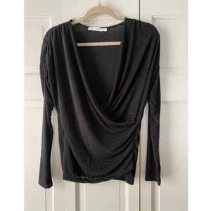 Black Lush Long Sleeve Top